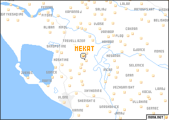 map of Mekat