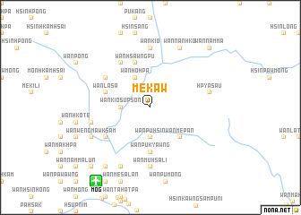 map of Mē-kaw
