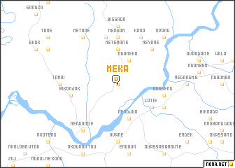 map of Méka