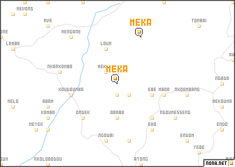 map of Meka