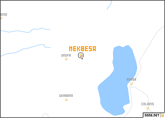 map of Mekʼbesa