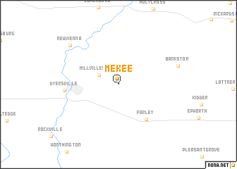 map of Mekee