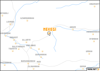 map of Mekegi