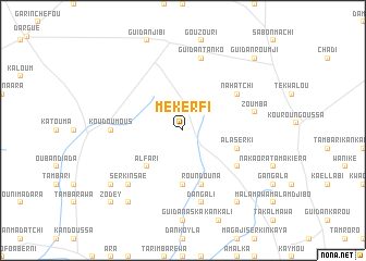 map of Mékerfi