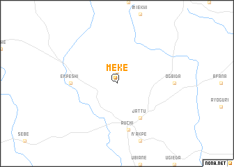 map of Meke