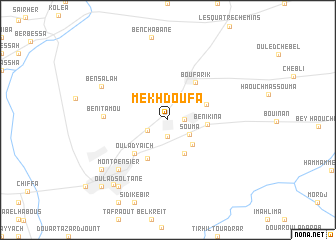 map of Mekhdoufa