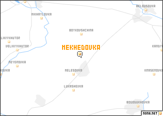 map of Mekhedovka