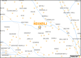 map of Mekhrili