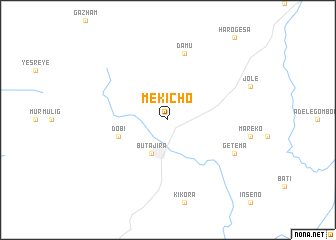 map of Mekʼīcho