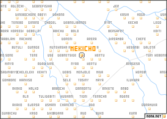 map of Mekīcho