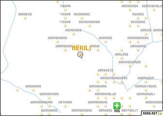 map of Mē-ki-li