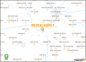 map of Mekkelhorst