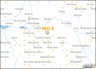 map of Mekla