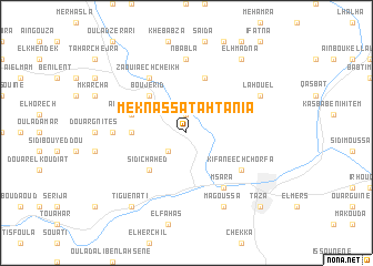 map of Meknassa Tahtania