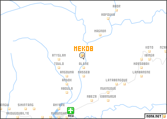 map of Mékob