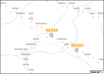 map of Mekok