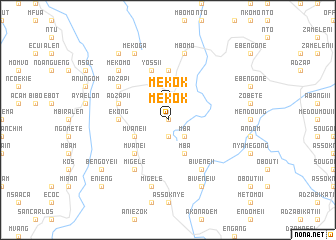 map of Mekok