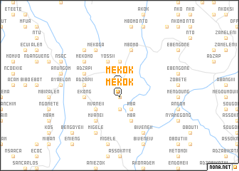 map of Mekok