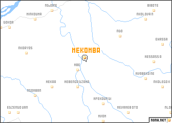 map of Mékomba