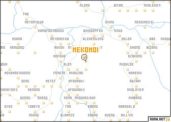 map of Mékomo I