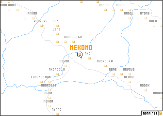 map of Mékomo