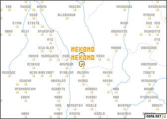 map of Mekomo