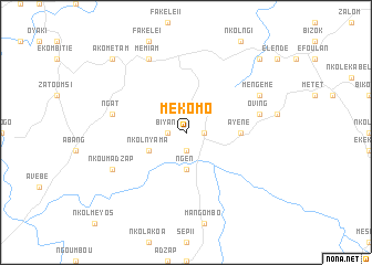 map of Mékomo