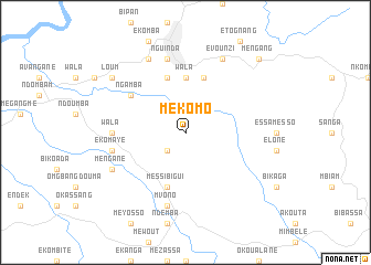 map of Mékomo