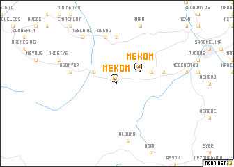 map of Mékom