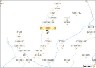 map of Mékongo
