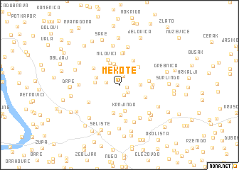 map of Mekote