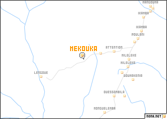 map of Mékouka