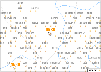 map of Meko