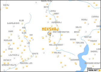 map of Mekshaj