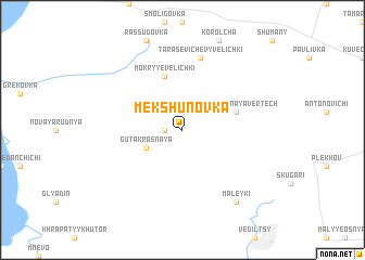 map of Mekshunovka