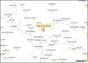 map of Mekukah