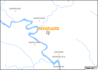 map of Mekunjung