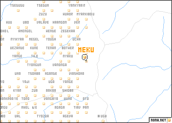 map of Meku