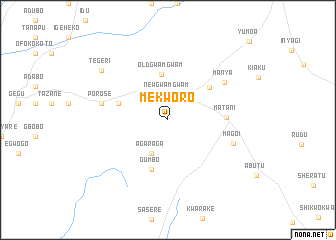 map of Mekworo