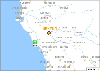 map of Mekyun