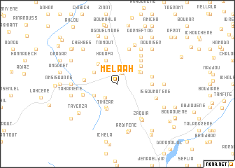map of Melaah