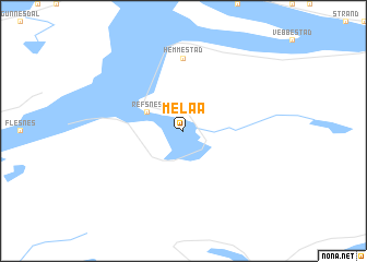 map of Melåa