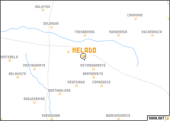 map of Melado