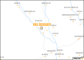 map of Melagouen