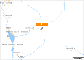 map of Melago