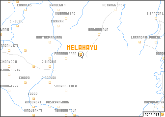 map of Melahayu