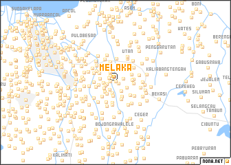 map of Melaka