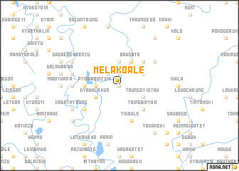 map of Mèlako-alè