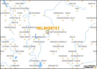 map of Melako-atet