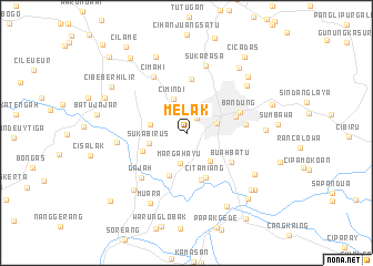 map of Melak